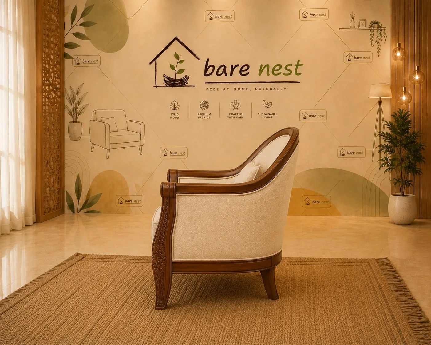 The Heritage Haven Armchair detail 2