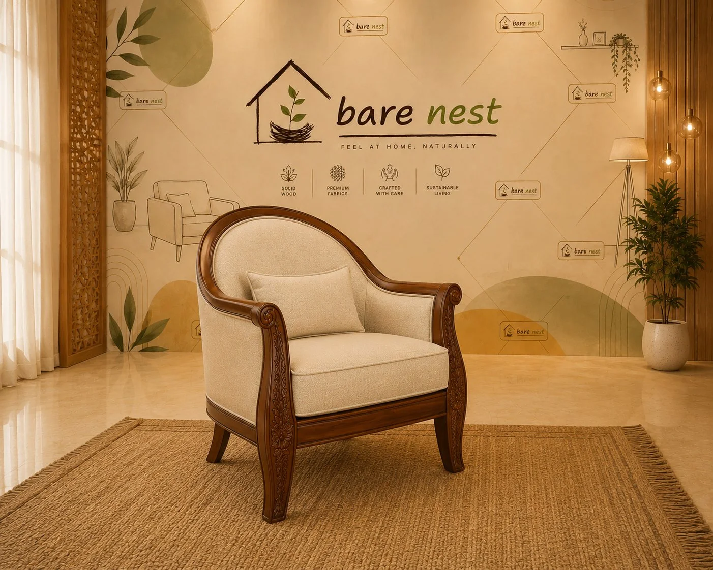 The Heritage Haven Armchair detail 3