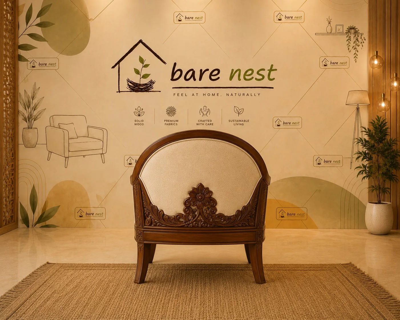 The Heritage Haven Armchair detail 4