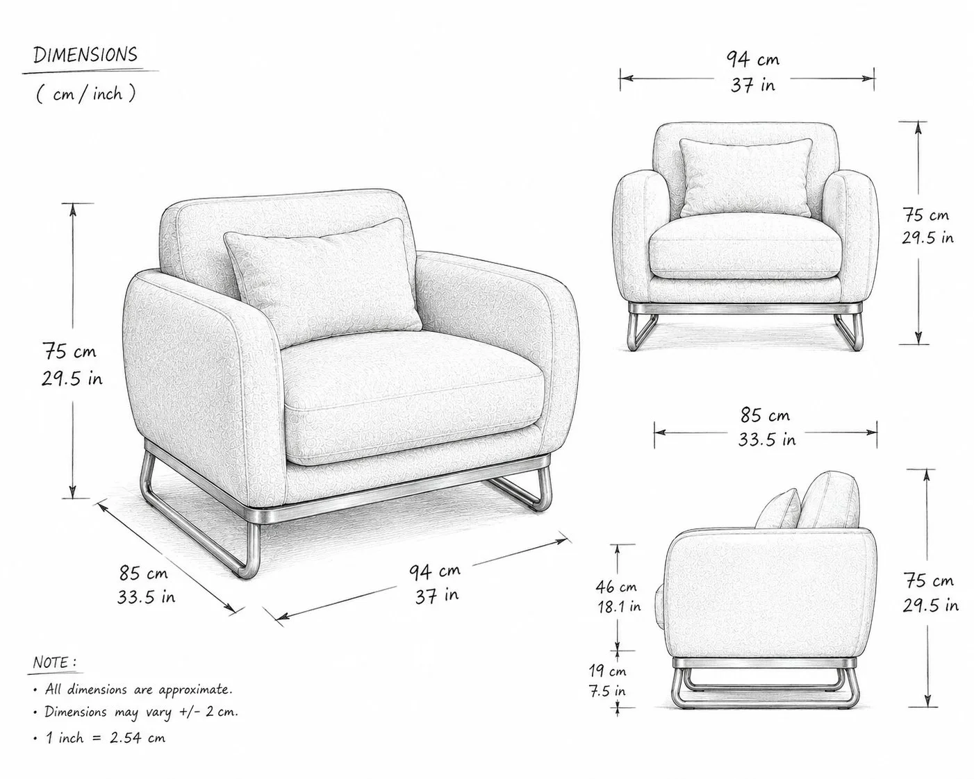 Premium Lounge Chair 1s detail 5