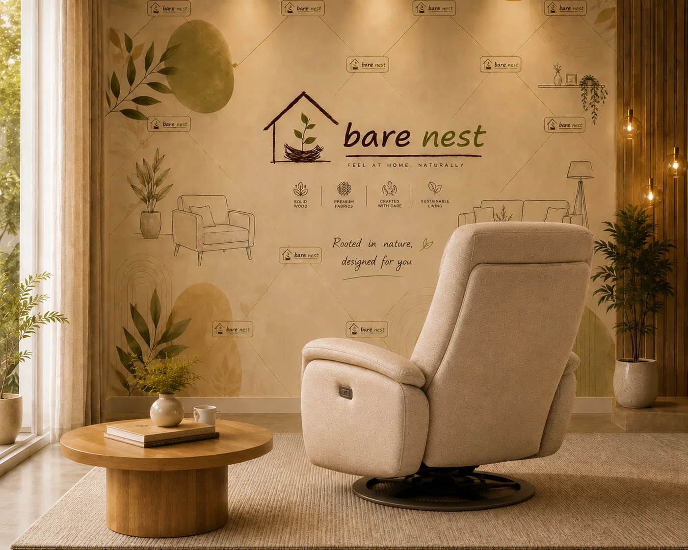 Luxe Reclining Comfort Chair detail 3