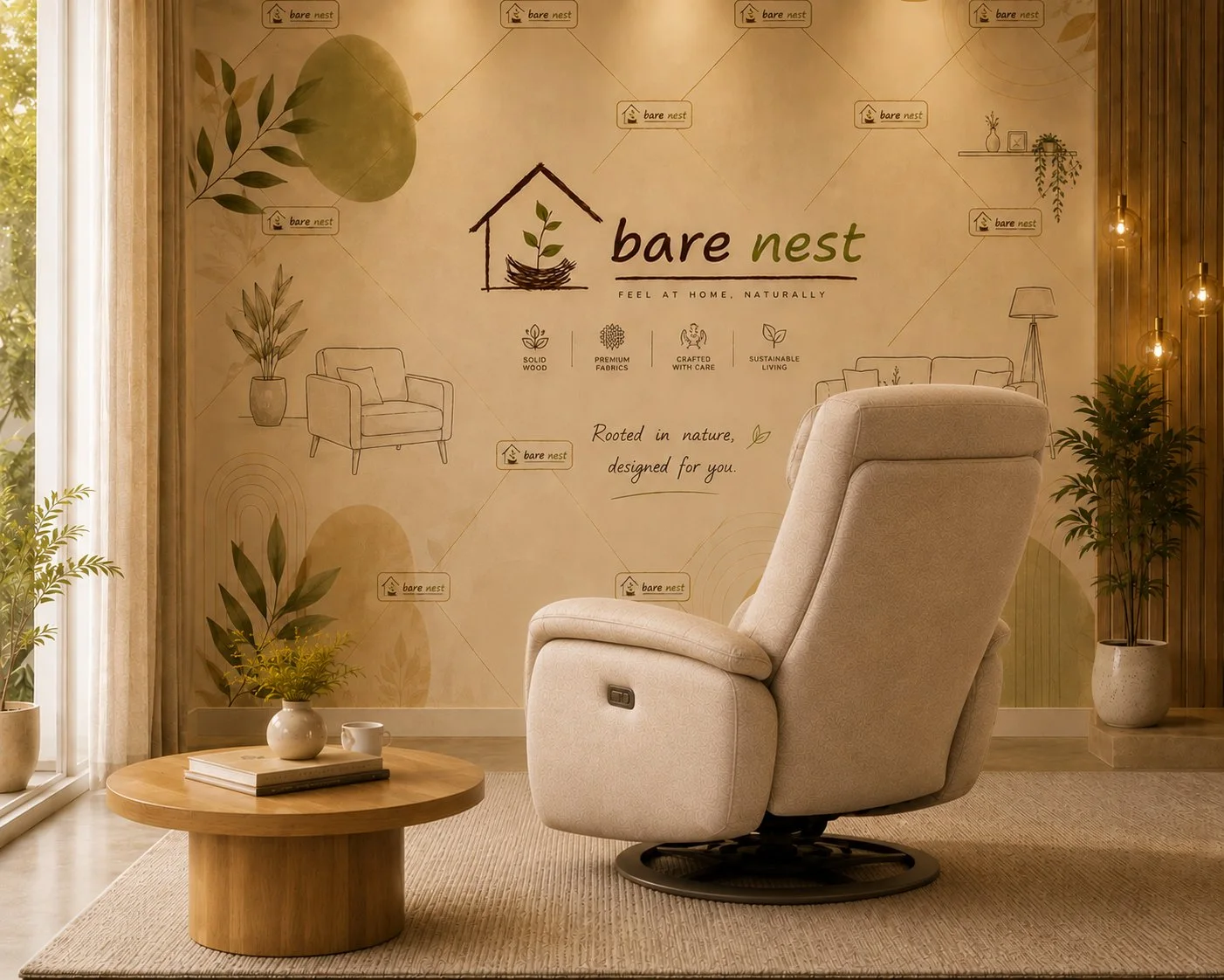 Luxe Reclining Comfort Chair detail 4
