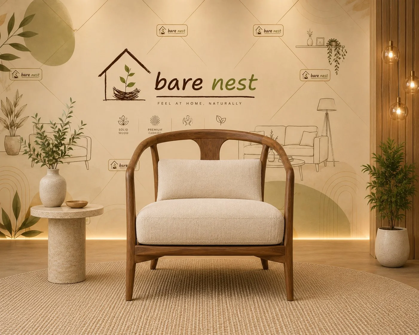 Artisan Wood Lounge Chair