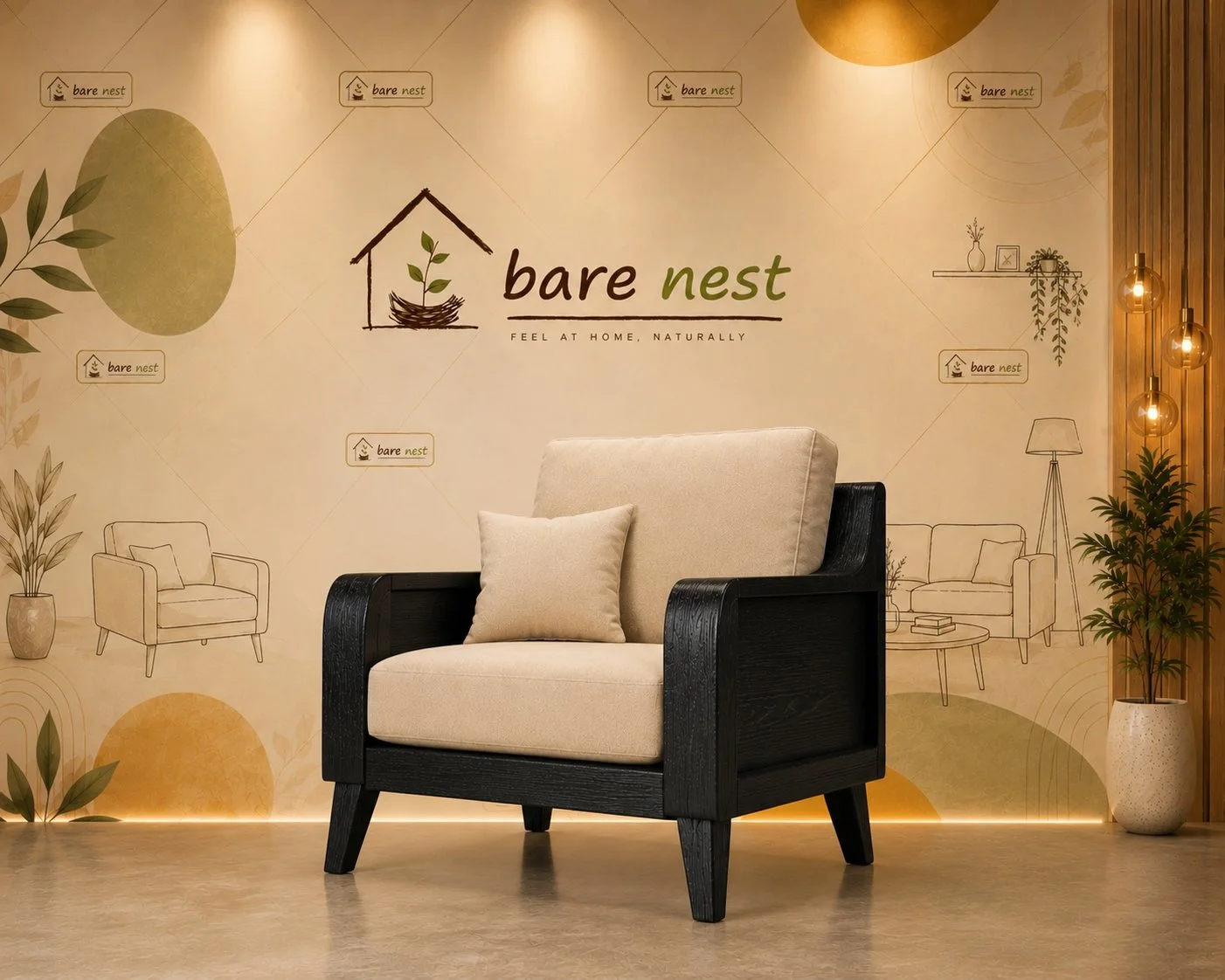 Noir Haven Comfort Armchair detail 2