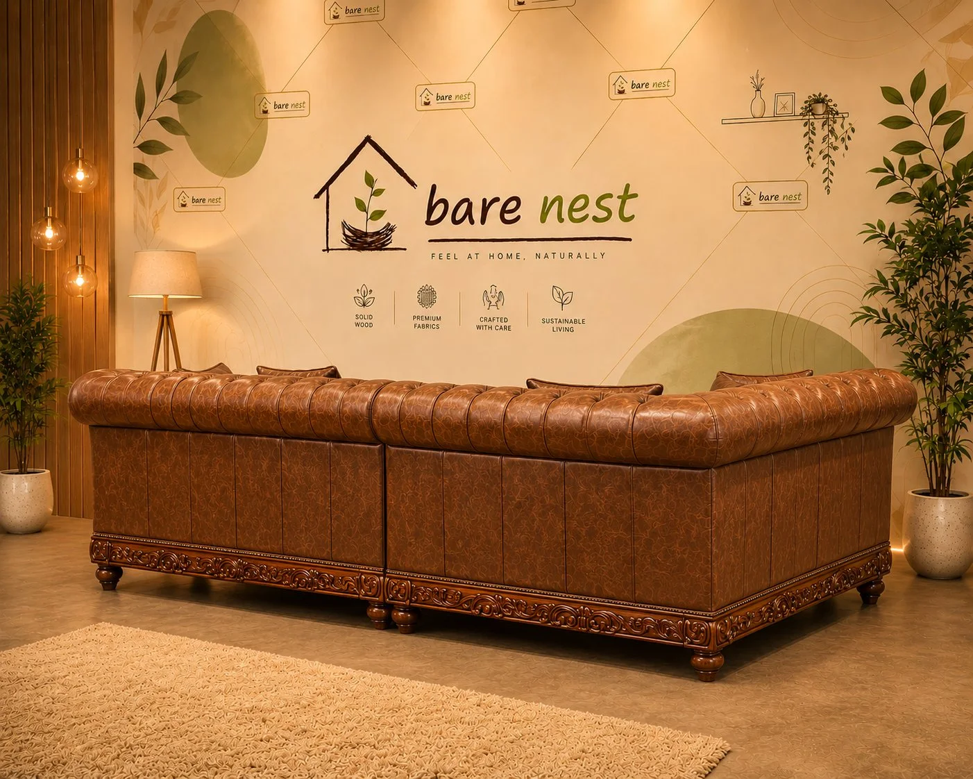 Regal Heritage Chesterfield L-Shape Sofa detail 4