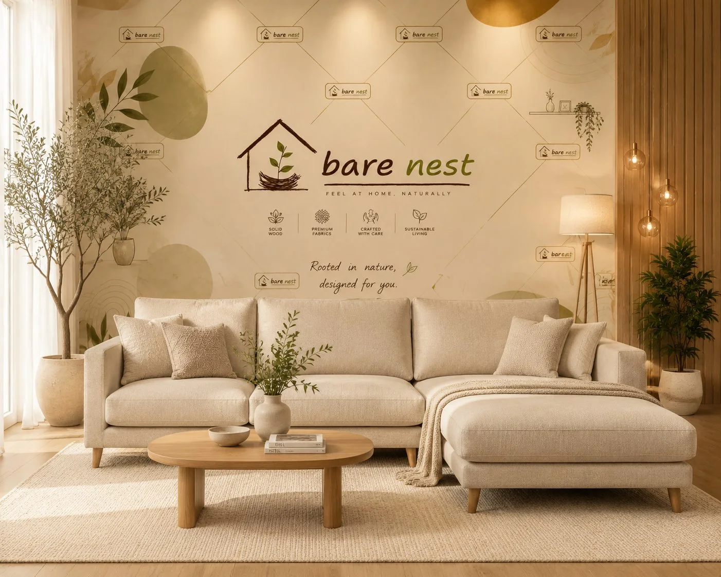 Serene Haven L-Shape Sectional Sofa