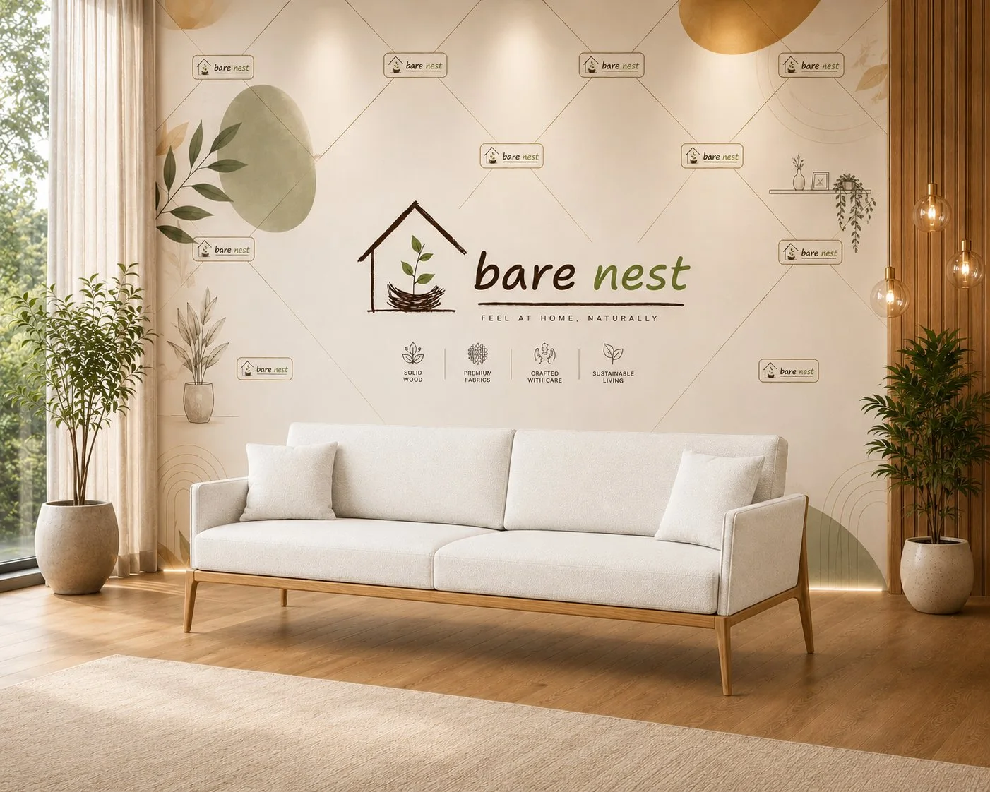 Modern Wood-Base 3s sleek detail 2
